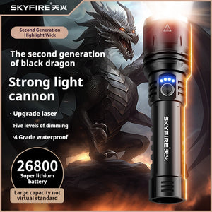 Skyfire Blue Dragon High-intensity Flashlight-SF-1376